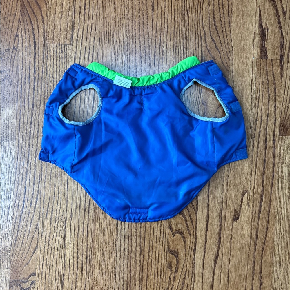 Boots & Barkley Blue & Green Dog Puffer Jacket - Picture 4 of 5
